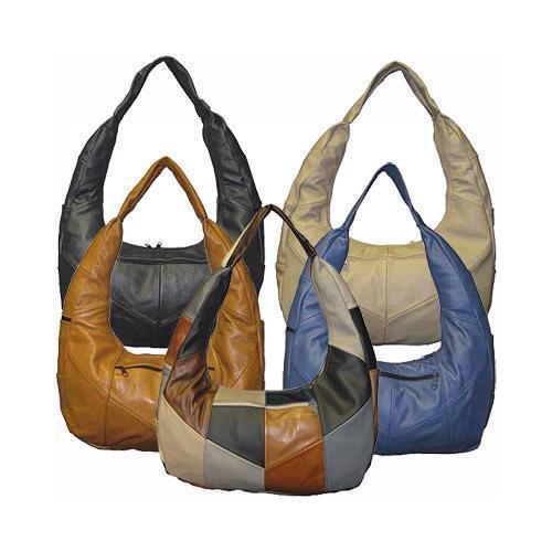 Mexican Genuine Leather Hobo Style Bag
