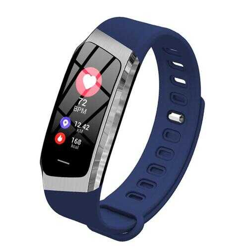 Urban Smart Watch And Wellness Tracker - Color: BLUE-Silver
