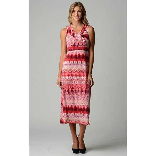 Women's Ruffle Maxi Dress