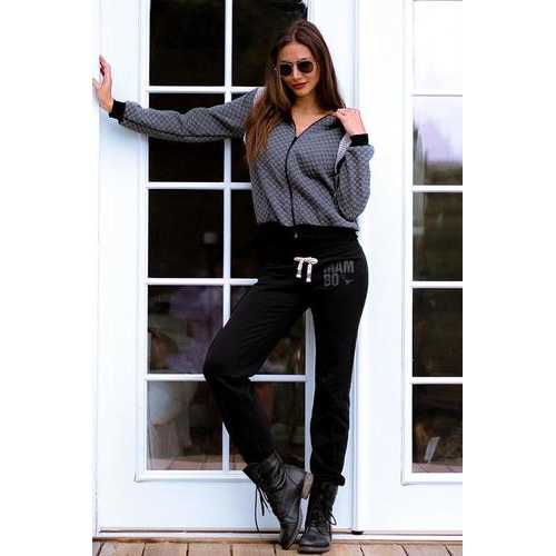 Women's Fold-over Waistband French Terry Screened Sweatpants