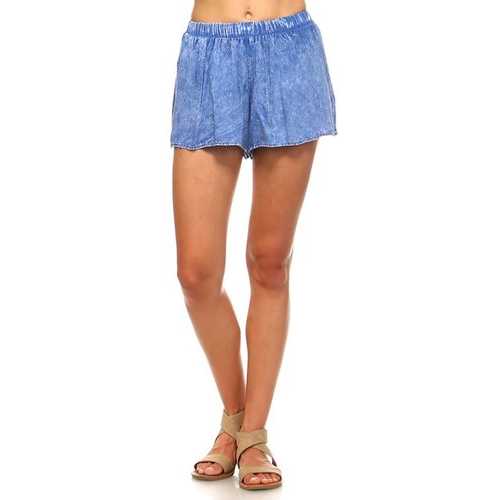 Women's Elastic Waist Loose Shorts