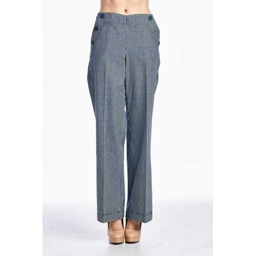 Larry Levine Pinstripe Pants